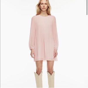 Aritzia Wilfred daydreamer mini dress in coral blush  xxs